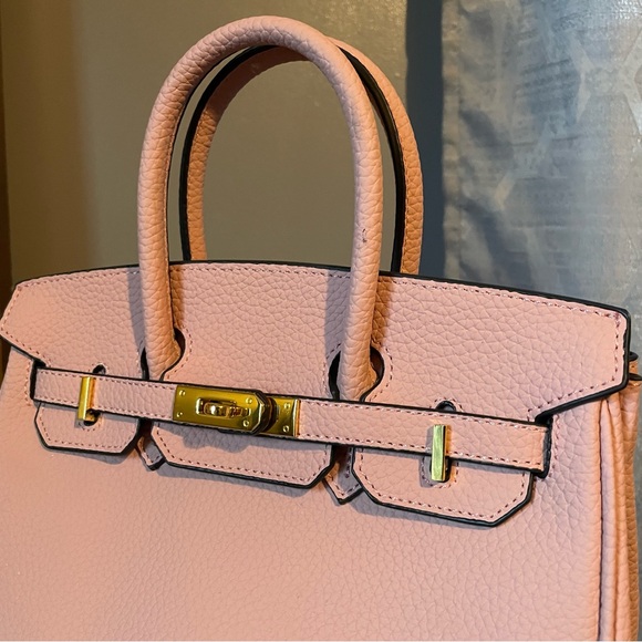 Genuine Leather Top Handle Bag - Picture 3 of 12